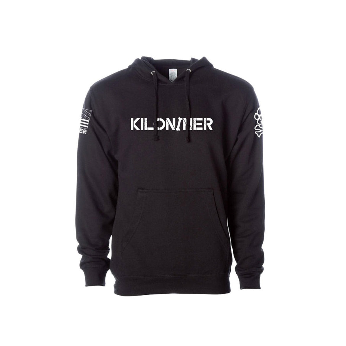 Kiloniner Kiloniner Distressed Stencil Logo Hoodie