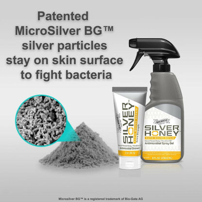 Absorbine Silver Honey Rapid Wound Repair Spray Gel 8 oz