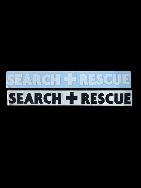 Search + Rescue Sticker