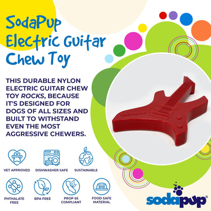 Electric Guitar Ultra Durable Nylon Dog Chew Toy