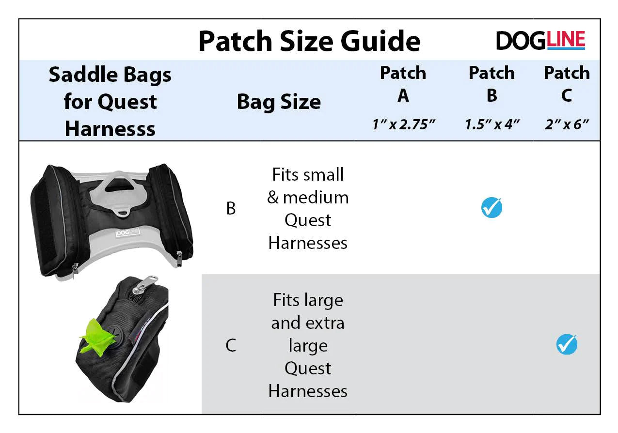 DogLine Quest Removable Utility Saddlebags + Built-In Waste Bag Dispenser