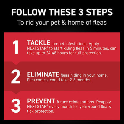 Nextstar Flea & Tick Topical for X-Large Dogs, 89-132 lbs