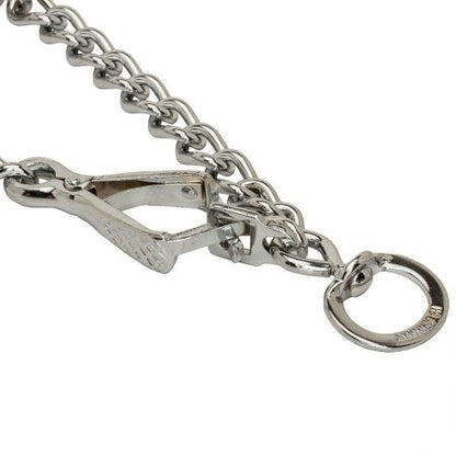 Herm Sprenger Quick Release Chrome Prong Collar with Scissor Snap