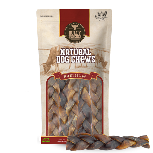 Bully Bunches 5-6 Inch Small Braided Collagen Stick