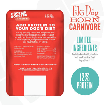 Tiki Dog Carnivore Topper Chicken & Beef 2.1oz