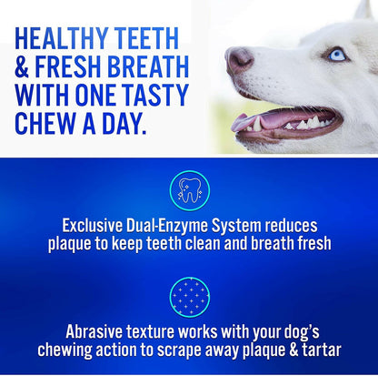 C.E.T. Enzymatic Dental Chews for Extra Small Dogs Under 11 lbs
