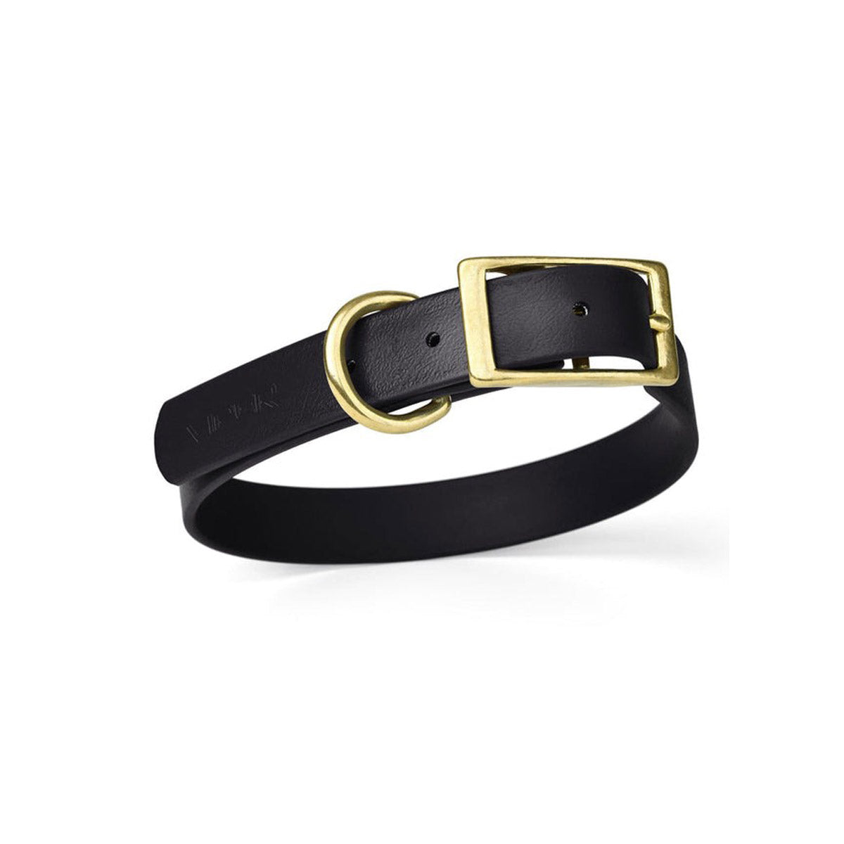 Viper Biothane Waterproof Dog Collar - Brass Hardware - Size XL (22" - 25")