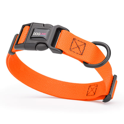 Pebble Emboss Biothane Dog Collar with Quick Release Buckle