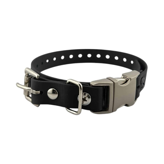 E-Collar Technologies 3/4" Quick Snap Mini Biothane Collar Strap for Small Dogs