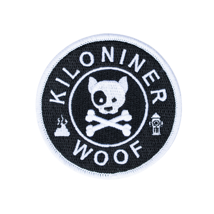DOG & CROSSBONES Glow In The Dark Morale Patch