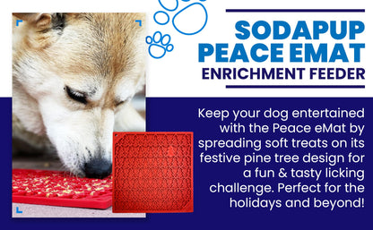 Tree Design "Peace" eMat Enrichment Lick Mat