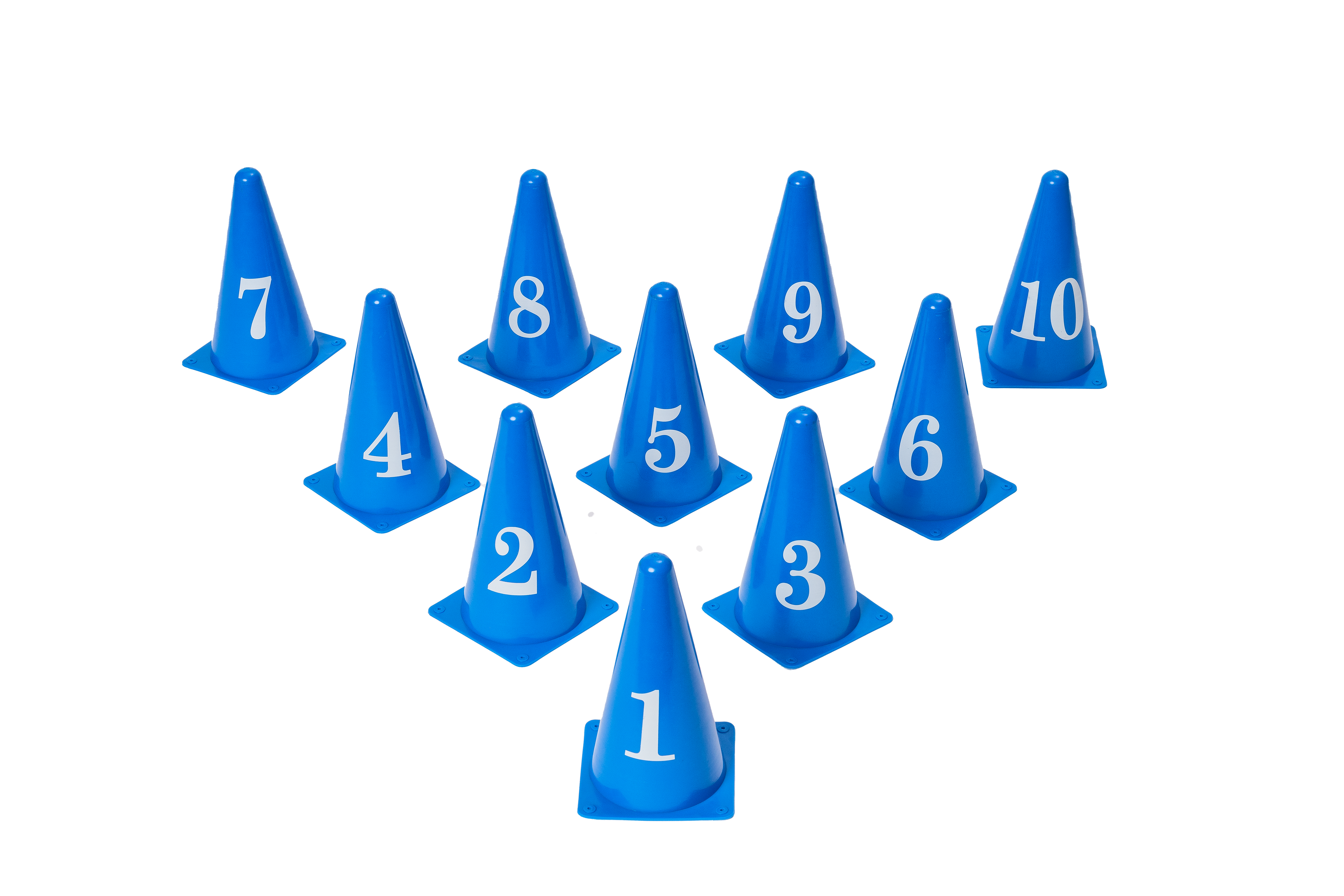 Pack of 10 Durable Numbered Cones for Dog Agility Training – BlueCollar ...