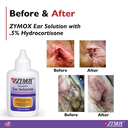 ZYMOX Enzymatic Ear Solution with 0.5% Hydrocortisone