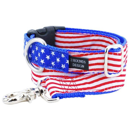 1″ Stars and Stripes Essential Dog Collar