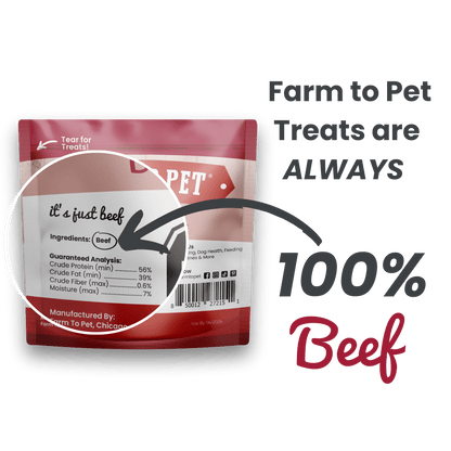 Farm to Pet Beef Chip Snack Pack Bundles