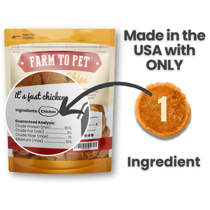 Farm to Pet Chicken Chips for Dogs