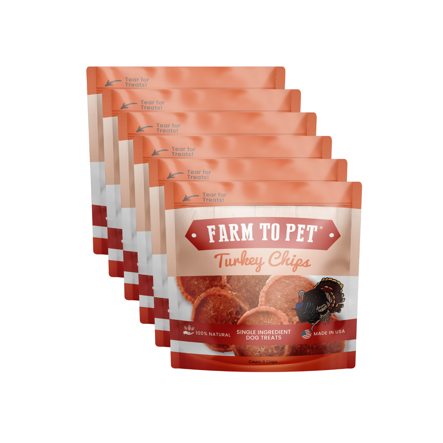 Farm to Pet Turkey Chip Snack Pack Bundles