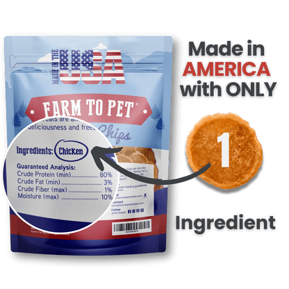 Farm to Pet Americana Chicken Chips for Dogs