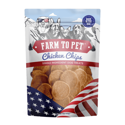 Farm to Pet Americana Chicken Chips for Dogs
