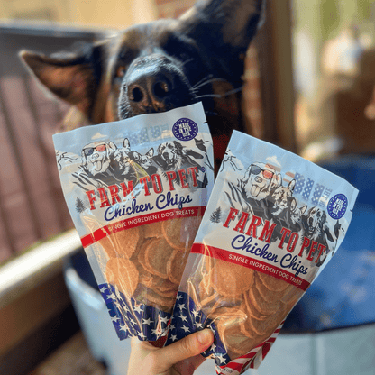 Farm to Pet Americana Chicken Chips for Dogs