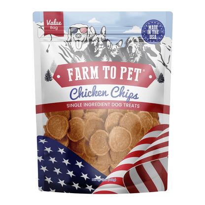 Farm to Pet Americana Chicken Chips for Dogs