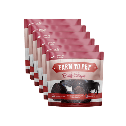 Farm to Pet Beef Chip Snack Pack Bundles