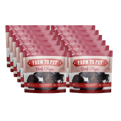 Farm to Pet Beef Chip Snack Pack Bundles