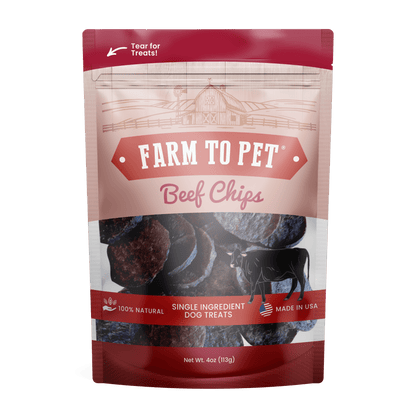 Farm to Pet Beef Chips for Dogs