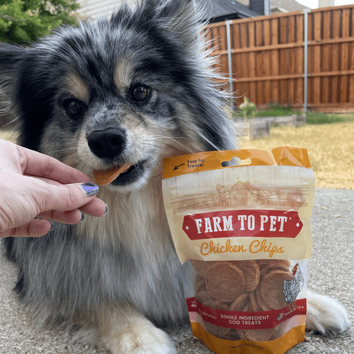 Farm to Pet Chicken Chips for Dogs