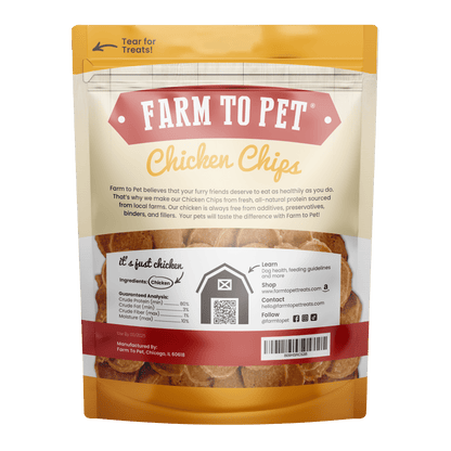 Farm to Pet Chicken Chips for Dogs