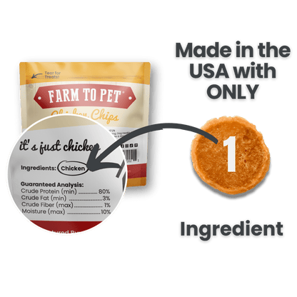 Farm to Pet Chicken Chip Snack Pack Bundles