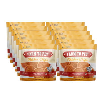 Farm to Pet Chicken Chip Snack Pack Bundles