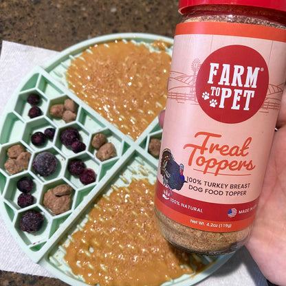 Farm to Pet Turkey Treat Dog Food Topper