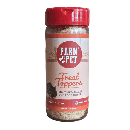 Farm to Pet Turkey Treat Dog Food Topper