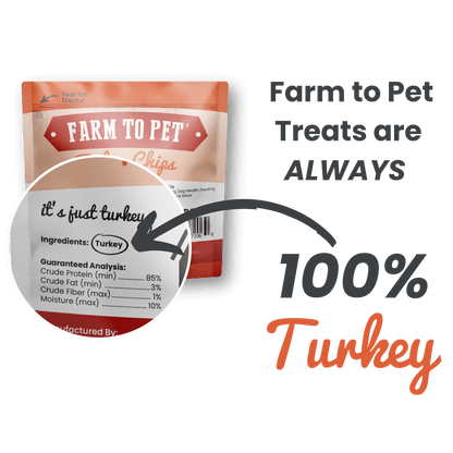 Farm to Pet Turkey Chip Snack Pack Bundles