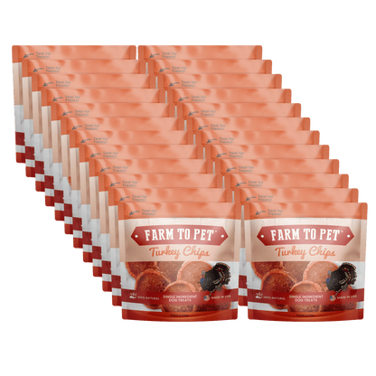 Farm to Pet Turkey Chip Snack Pack Bundles