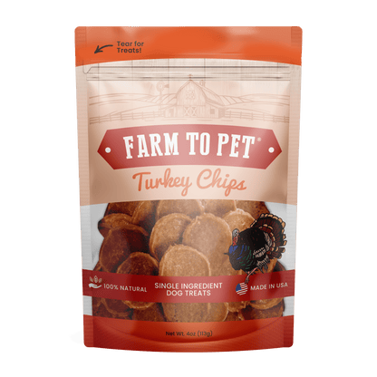 Farm to Pet Turkey Chips for Dogs