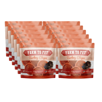 Farm to Pet Turkey Chip Snack Pack Bundles