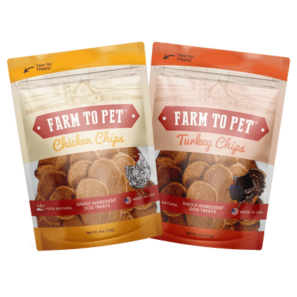 Farm to Pet Chicken & Turkey Dog Treat Bundles