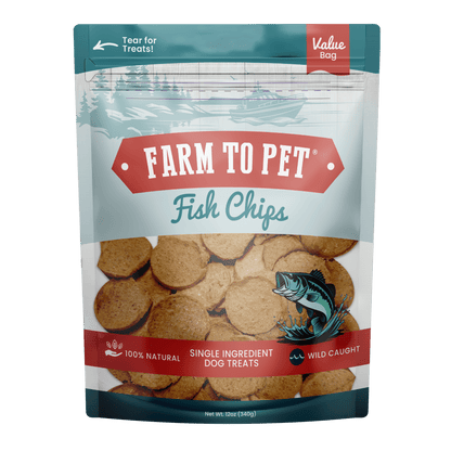 Fish Chips for Dogs | Wild-Caught Fish Dog Treats