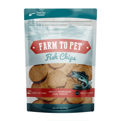 Fish Chips for Dogs | Wild-Caught Fish Dog Treats