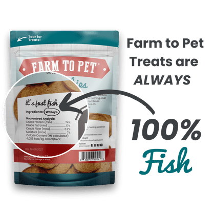 Fish Chips for Dogs | Wild-Caught Fish Dog Treats
