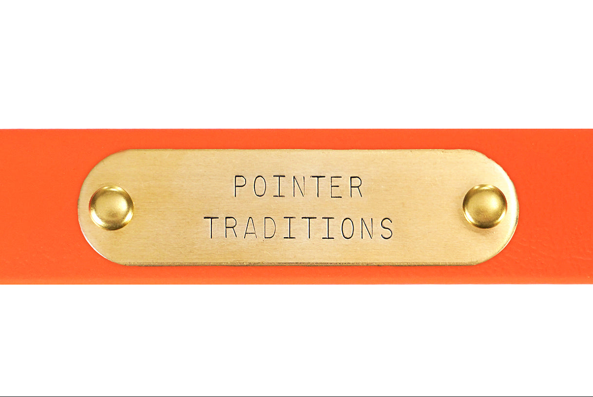 Pointer Traditions Hunting Dog Center Ring Collar - Blaze Orange