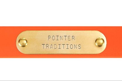 Pointer Traditions Hunting Dog Center Ring Collar - Blaze Orange