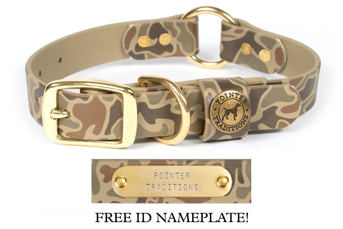 Pointer Traditions Hunting Dog Center Ring Collar - Wingshooter Vintage Camo