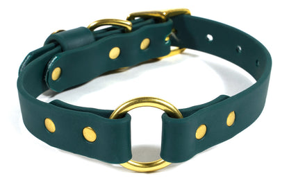 Pointer Traditions Hunting Dog Center Ring Collar - Woodland Green