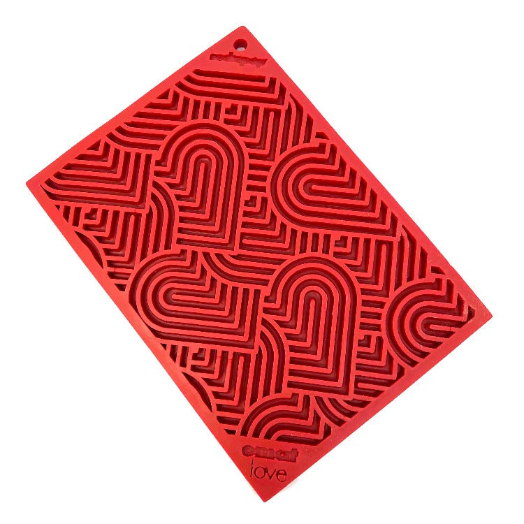 Heart Design "Love" eMat Lick Mat