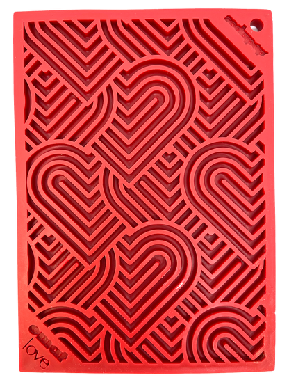 Heart Design "Love" eMat Lick Mat