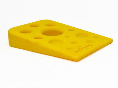 Swiss Cheese Wedge eChew Durable Nylon Dog Chew Toy