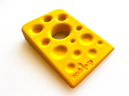 Swiss Cheese Wedge eChew Durable Nylon Dog Chew Toy